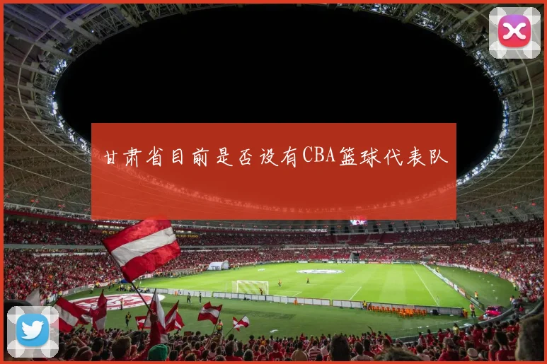 甘肃省目前是否设有CBA篮球代表队